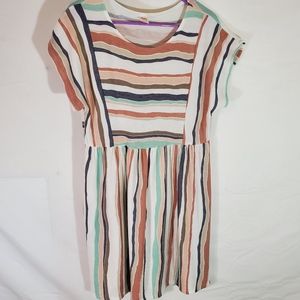 I Heart Joah Striped Dress Size Small